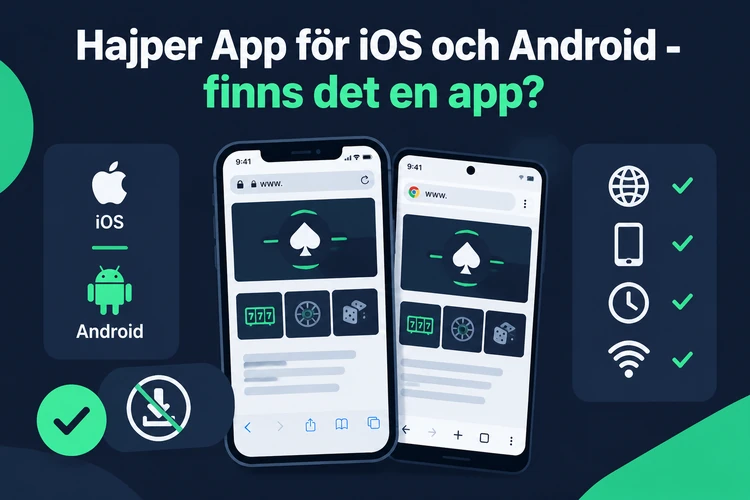 Hajper App för iOS och Android - finns det en app?