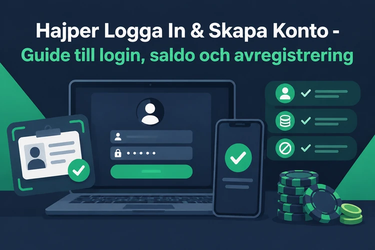 Hajper Logga In & Skapa Konto - Guide till login, saldo och avregistrering