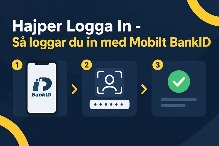 Hajper Logga In - Så loggar du in med Mobilt BankID