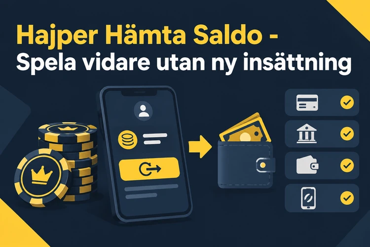 Hajper Hämta Saldo - Spela vidare utan ny insättning