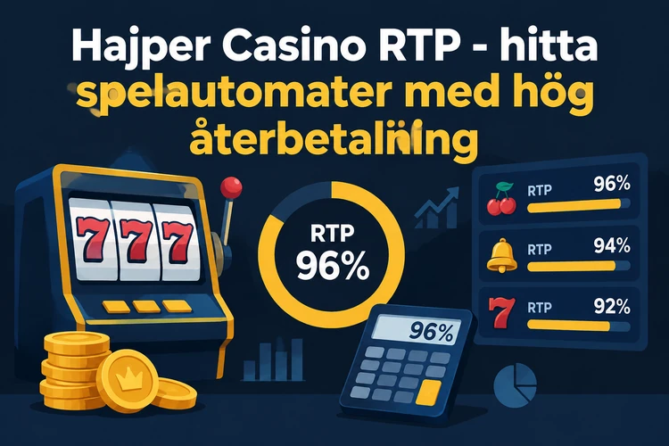 Hajper Casino RTP - hitta spelautomater med hög återbetalning
